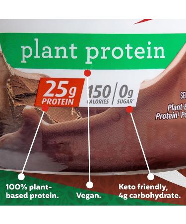 Premier Protein Chocolate Plant-Based Powder - 25g Protein, 0g Sugar, Gluten Free - 15 Servings (Pack of 1) - Buy Online on GoSupps.com
