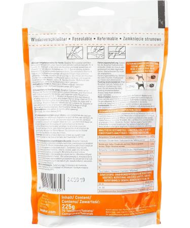 Beaphar Calcium Tablets for Strong Bones & Teeth - 225g Pack | International Shipping - Buy Online on GoSupps.com