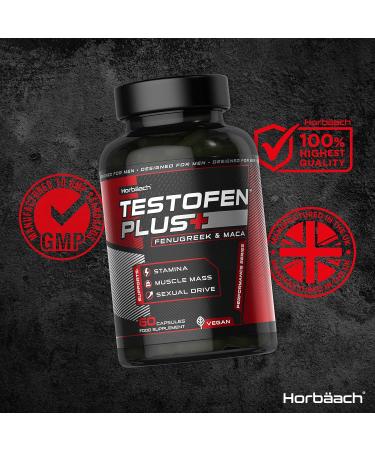 Fenugreek & Maca Complex Supplement 60 Vegan Capsules for Stamina & Muscle Mass Health by Horbaach - Buy Online on GoSupps.com