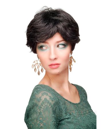 WIG ME UP Ladies Wig | Elegant Black Grey Mottled Short Wig - CM-37-280 for Classic Style - Buy Online on GoSupps.com