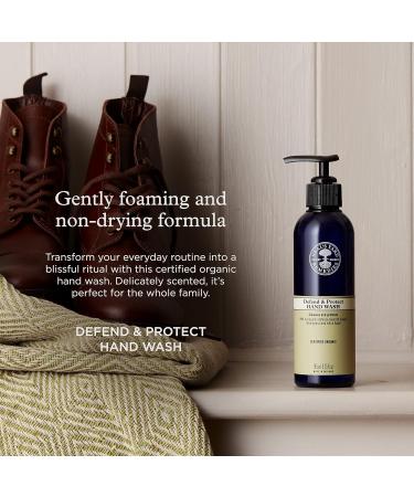 Neal's Yard Remedies Defend and Protect Hand Wash 185ml - Eco-Friendly Antibacterial Formula for Gentle Care | International Shipping Available - Buy Online on GoSupps.com