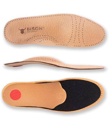 ORTRI Orthopedic Leather Insoles for Sweaty Feet | Size 35-46 (42) | Comfortable & Breathable Shoe Insoles - Buy Online on GoSupps.com