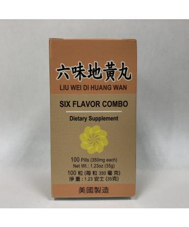 Six Flavor Combo :: Liu Wei Di Huang :: Herbal Supplement for Dizziness Sweating Tinnitus :: Made in USA