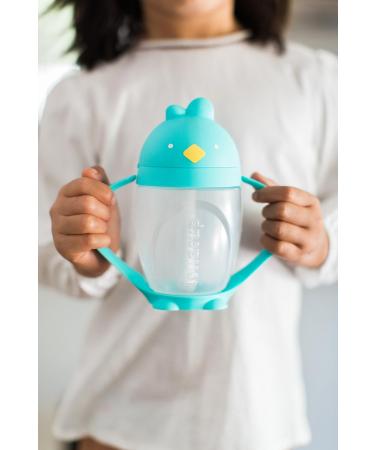 Made in USA Lollaland Weighted Straw Sippy Cup - Infant & Toddler Transition Cup | Shark Tank Product | Lollacup (Turquoise) with Straw Replacement Pack - Buy Online on GoSupps.com
