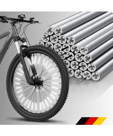 VELMIA Spoke reflectors 36 Pieces - 360 Visibility and Easy mounting - Bicycle Spoke reflectors Made of Reflective Material - Bike Spoke Skins - Buy Online on GoSupps.com