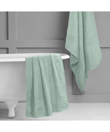 Belizzi Home Premium Cotton Oversized Bath Sheet 2 Pack 35x70 - Sea Green - Buy Online on GoSupps.com
