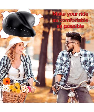 Oversized Comfort Bike Seat - Most Comfortable Replacement Saddle for Cycling - Buy Online on GoSupps.com