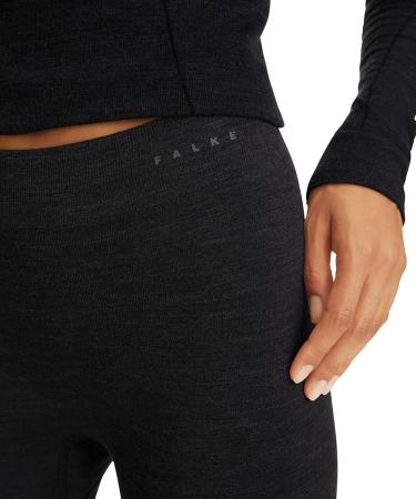 Falke Women's Wool-Tech Long Underpants | Cold Weather Sports | Breathable Odor-Controling Climate-Regulating Black (Size L) - Buy Online on GoSupps.com