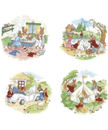 Royal Doulton Bunnykins Nursery Set - Baby Plate & Feeding Spoon | Fine Bone China | Multi | 2-Piece Set - Buy Online on GoSupps.com