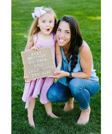 Pearhead Classic Wooden Letterboard for Home D cor and Baby Announcement - Natural Wood Milestone Moments Photo Prop - Buy Online on GoSupps.com