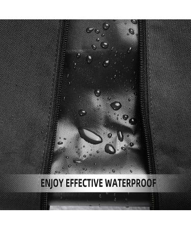 TurnWay Waterproof Ski Bag for Men, Women, and Youth - Store & Transport Skis Up to 215cm + Poles | Black - Buy Online on GoSupps.com
