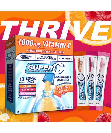 Super C Singles To Go Variety Pack  40 CT - Buy Online on GoSupps.com