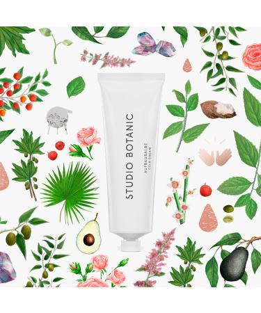 Studio botanic build -up/cold cream - for body hands and face - 50 ml alutube - 100% purely natural - certified vegan natural cosmetics