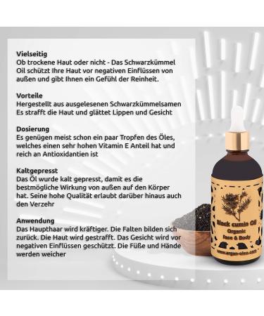 R&M Beauty Olo Black Cumin Oil - Premium Organic Cold-Pressed Oil for Face & Body | 100ml - Achieve Beautiful Skin - Buy Online on GoSupps.com