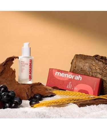 Menorah Skincare Milky Hydrating Cream - Ultra Lightweight Facial Lotion with Lemna & Oat | Natural Moisturizer for Skin Brightening - Daily Beauty Routine - Buy Online on GoSupps.com