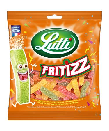 Lutti Fritizz 100 g Jaune vert orange 100g