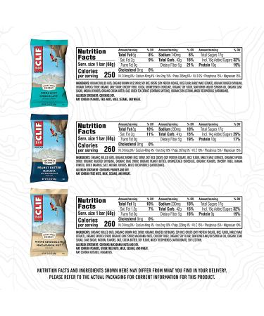 CLIF BAR Energy Bars Variety Pack - Organic Oats - Plant Based - 16 Count (2.4oz Bars) - Amazon Exclusive - Buy Online on GoSupps.com