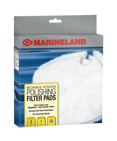 MarineLand Polishing Filter Pads, Mechanical Filtration for Canister Filters C-Series/Magniflow 360