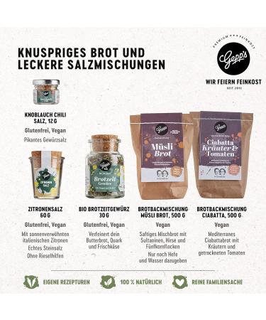 Gepps Delicatessens Gift Basket Perfect Housewarming & Inauguration Gift | Bread Baking Mixes Lemon Salt & Snacks - Buy Online on GoSupps.com