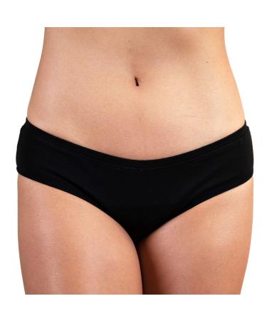 Rael Reusable Period Underwear Bikini Large Black 1 Count
