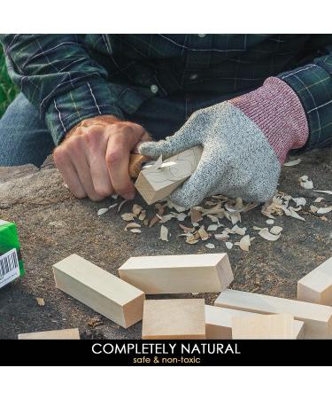 BeaverCraft 18pcs Basswood Carving Blocks - Whittling Wood Kit for Wood Carving and Whittling Set - Buy Online on GoSupps.com