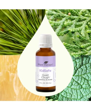 Plant Therapy Quiet Cough KidSafe Essential Oil Blend 30 mL - 100% Pure Therapeutic Grade for Kids International Shipping Available - Buy Online on GoSupps.com