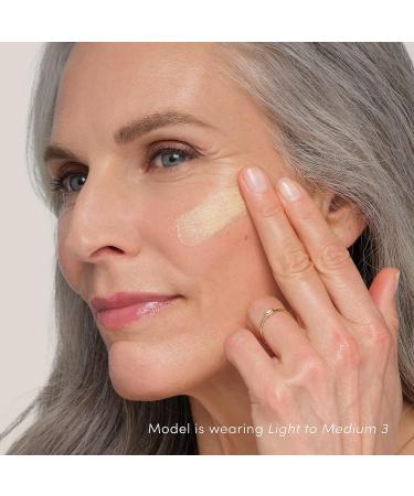 jane iredale HydroPure Tinted Serum, Hydrating, Sheer-Coverage Formula Helps Plump, Soothe, Blur Lines and Even Skin Tone with Hyaluronic Acid + CoQ10 Light to Medium 3 - Buy Online on GoSupps.com