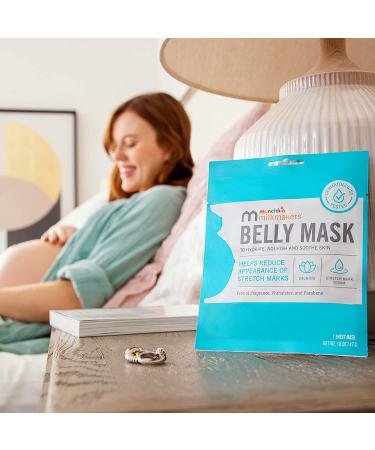 Munchkin Milkmakers Pregnancy Belly Mask - Skin Care & Stretch Marks - 3 Sheet Masks - 3 Count - Buy Online on GoSupps.com