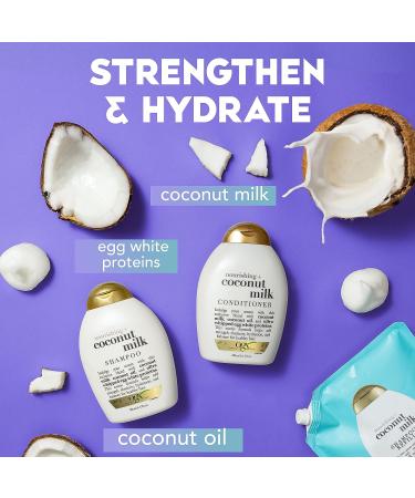 OGX Coconut Milk Conditioner Refill Pouch - 36oz | Nourishing, Strong & Healthy Hair - Buy Online on GoSupps.com