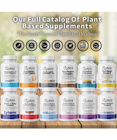 Avani Health Osteosine Bone Growth Support - Boost Bone Calcium Levels - Enhanced Absorption with BioPerine - Gluten-Free - 30 Vegan Capsules - Buy Online on GoSupps.com
