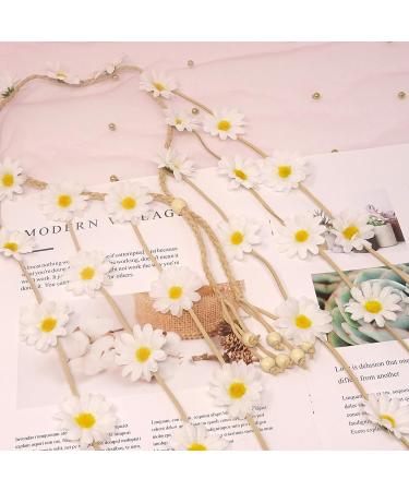 HONBAY Adjustable Bohemia Flower Headband - Sunflower Hair Wreath for Festivals - Buy Online on GoSupps.com