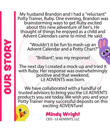 Lil ADVENTS Potty Training Advent Game | Wood Block Toys & Reward Chart | Unicorn Friends | As Seen On Shark Tank - Buy Online on GoSupps.com