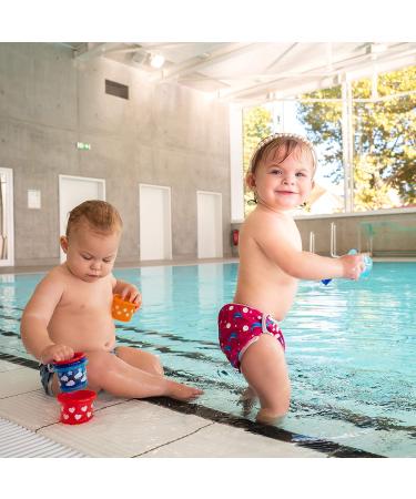 Shop Babyino Reusable Swimming Diaper - Bavarian Pants for Babies & Toddlers (Pink Dolphin) | Adjustable Size 6-18 Months - Buy Online on GoSupps.com
