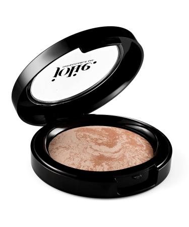 Jolie Marbleized Baked Finishing Powder Bronzer Highlighter (Matte Bronze)