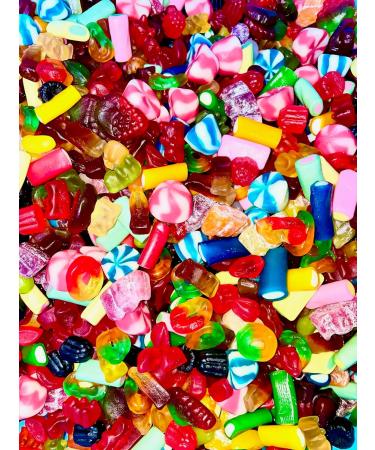Pick & Mix Sweets 900g Resealable Pouch - Gummy Jelly Fizzy Sour Pick N Mix Candy From The Village Sweet Co. - Buy Online on GoSupps.com