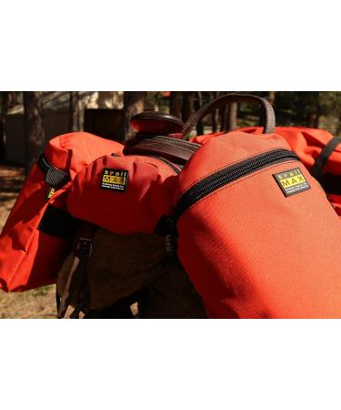 Trailmax Original Pommel Pocket Saddle Bag - Cell Phone Horn Bag for Western & Endurance Saddles in Sunset Chevron (Orange/Evening Red) - Ideal for Trail Riding - Buy Online on GoSupps.com