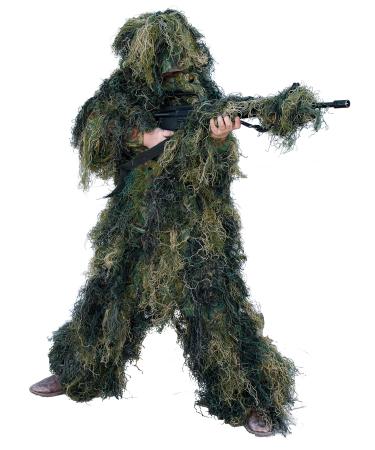 Red Rock Gear Youth Ghillie Suit 10-12 Woodland Camouflage