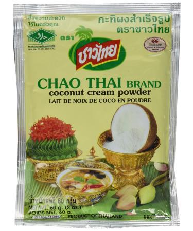Coconut Milk Cream Powder Chao Thai Size 60 G(2.0 Oz) X 5 Bags