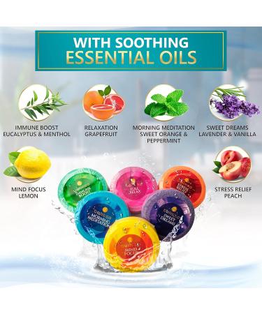 Ultimate Bath Bombs Luxury Gift Set - 6 XXL Fizzies with Dead Sea Salt, Shea, Cocoa & Essential Oils + Aromatherapy Shower Steamers - Set of 6 Scent Tablets - Buy Online on GoSupps.com