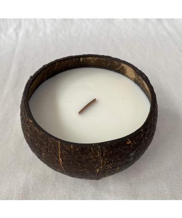 Coconut Bowl Candle - 14oz Premium Soy - Eco-Friendly Coconut Scented Candle in Natural Shell - Ideal for Home & Beach D cor - Aromatherapy Experience - Buy Online on GoSupps.com