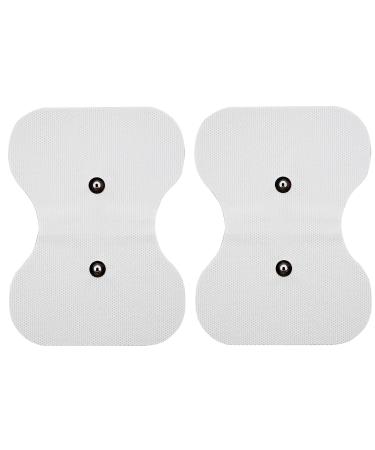 Syrtenty Snap TENS Unit Replacement Pads - Reusable Electrodes Patches for Electrotherapy | Pack of 2 Therapy Stimulator Set - Buy Online on GoSupps.com