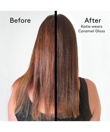 Josh Wood Hair Gloss (Caramel) - Semi-Permanent Enriching Brown Hair Gloss - Adds Warm Caramel Tones - 6 Washes Lasting Vegan Formula - 100ml - Buy Online on GoSupps.com