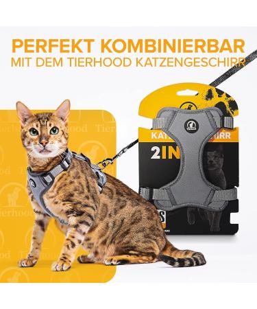 Tierhood Drag Line for Dogs & Cats - 5m/10m/15m Lightweight Leash with 360 Carabiner & Hand Loop - Perfect for Small Dogs & Cats - Buy Online on GoSupps.com