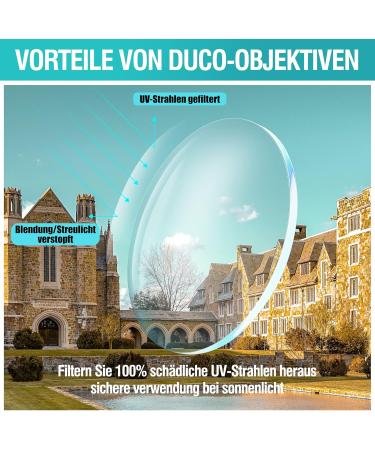 DUCO 5201 Blue Light Filter Glasses for Men & Women - UV Protection No Prescription Ideal for PC TV Gaming & Mobile Use - Buy Online on GoSupps.com