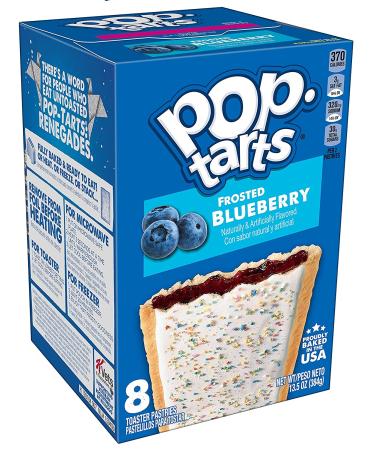 Pop-Tarts Frosted Variety Pack - Cherry, Raspberry, Strawberry, Blueberry - 13.5oz (4 Pack) + 2 Make Your Day Lollipops - Buy Online on GoSupps.com