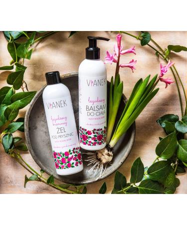 VIANEK Soothing Cream Shower Gel Vegan Natural Cosmetics for Men and Women Size 300 ml - Buy Online on GoSupps.com