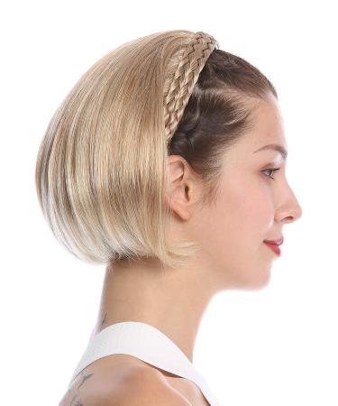 Shop Wig Me Up-90606-27T613 Half Wig - Noble Braided Blonde Hair 30 cm Smooth & Stylish for Effortless Looks - Buy Online on GoSupps.com