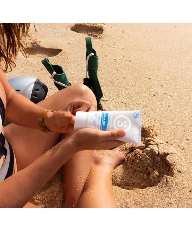 Reef Safe Clear Zinc Sunscreen Lotion SPF 50 - Broad Spectrum UVA/UVB Protection, Cruelty Free, Hypoallergenic, Ultra Water Resistant - 5 oz - Buy Online on GoSupps.com