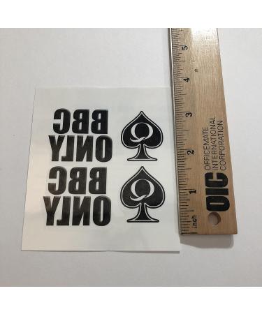 Queen of Spades BBC Only Temporary Tattoo Set - 39 Piece, 6 Sheets - Buy Online on GoSupps.com