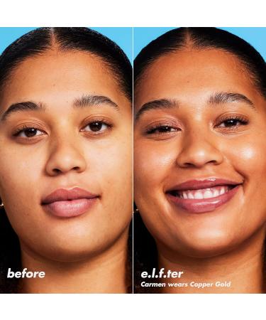 e.l.f. SKIN Bronzing Drops Liquid Bronzer For Face & Skin Creates A Sun-Kissed Glow Infused With Vitamin E Vegan & Cruelty-Free Rose Gold - Buy Online on GoSupps.com